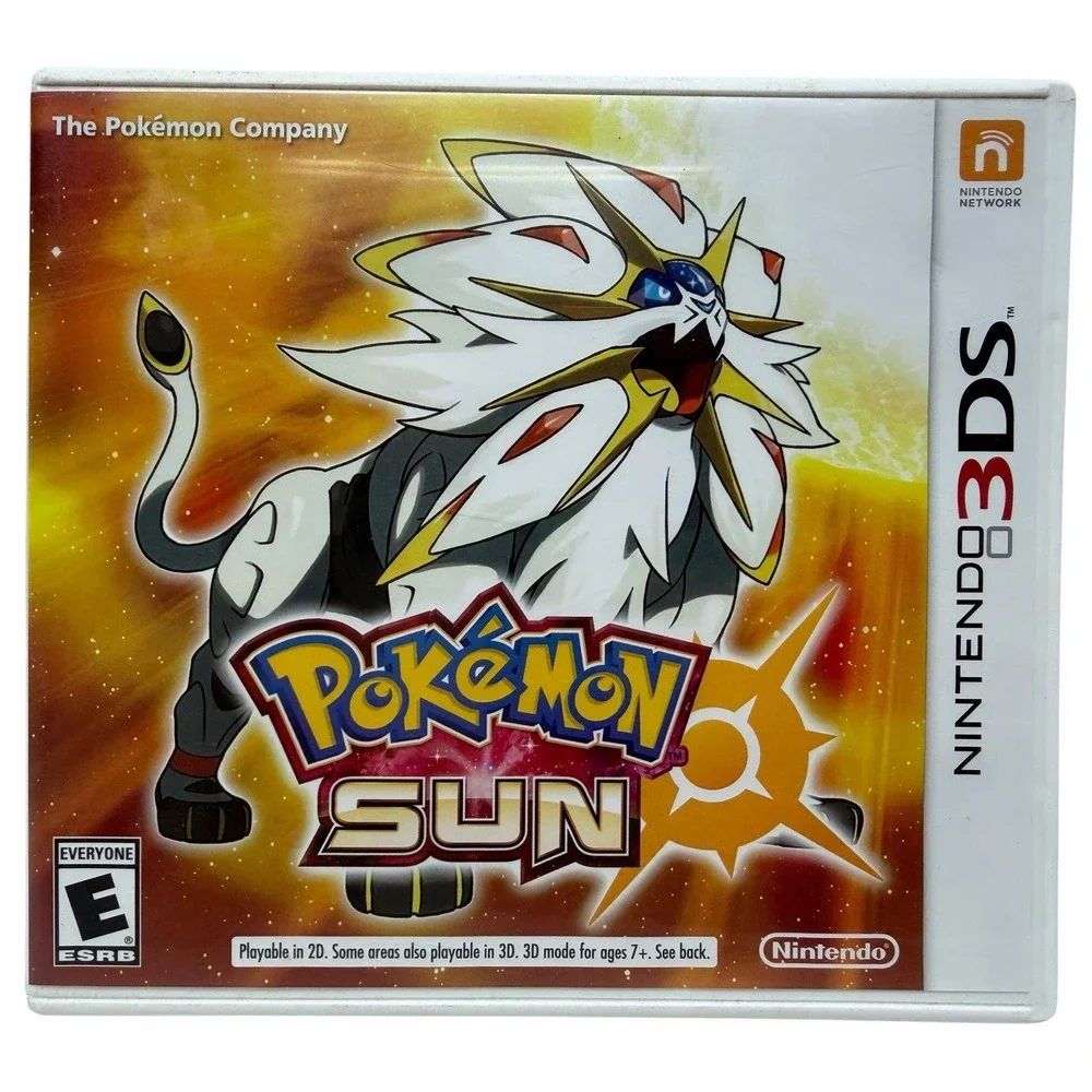 Pokemon Sun Nintendo 3DS CIB Complete with Game Cartridge Case and Manual‎